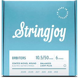 Stringjoy Orbiters Coated Nickel Wound Electric Guitar Strings 10.5 - 50