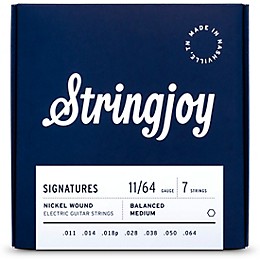 Stringjoy Signatures 7 String Nickel Wound Electric Guitar Strings 11 - 64