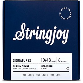 Stringjoy Signatures 6 String Nickel Wound Elec... Stringjoy Signatures 6 String Nickel Wound Electric Guitar Strings 10 - 48