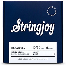 Stringjoy Signatures 6 String Nickel Wound Elec... Stringjoy Signatures 6 String Nickel Wound Electric Guitar Strings 10 - 50