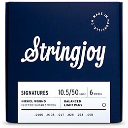Stringjoy Signatures 6 String Nickel Wound Electric Guitar Strings 10.5 - 50