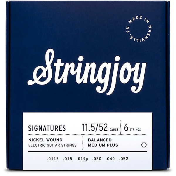 Stringjoy Signatures 6 String Nickel Wound Electric Guitar Strings