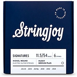 Stringjoy Signatures 6 String Nickel Wound El... Stringjoy Signatures 6 String Nickel Wound Electric Guitar Strings 11.5 - 54