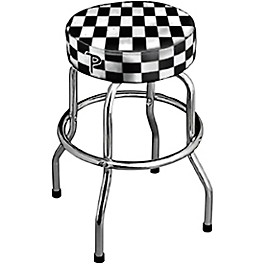 Open Box Perri's 24" Black and White Checkered Bar Stool Level 1