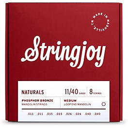 Stringjoy Naturals Phosphor Bronze (11-40) Mandolin Strings