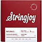 Stringjoy Naturals Phosphor Bronze Acoustic Guitar Strings 15 - 70 thumbnail