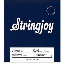 Stringjoy Signatures 4 String Long Scale... Stringjoy Signatures 4 String Long Scale Nickel Wound Bass Guitar Strings 40 - 95