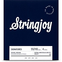 Stringjoy Signatures 4 String Ext... Stringjoy Signatures 4 String Extra Long Scale Nickel Wound Bass Guitar Strings 55 - 110