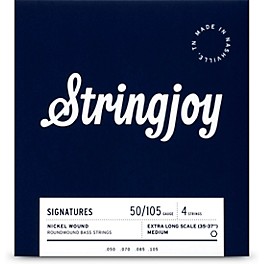 Stringjoy Signatures 4 String Ext... Stringjoy Signatures 4 String Extra Long Scale Nickel Wound Bass Guitar Strings 50 - 105