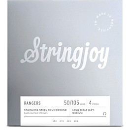 Stringjoy Rangers 4 String Long Scale S... Stringjoy Rangers 4 String Long Scale Stainless Steel Bass Guitar Strings 50 - 105