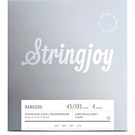 Stringjoy Rangers 4 String Long Scale S... Stringjoy Rangers 4 String Long Scale Stainless Steel Bass Guitar Strings 45 - 105