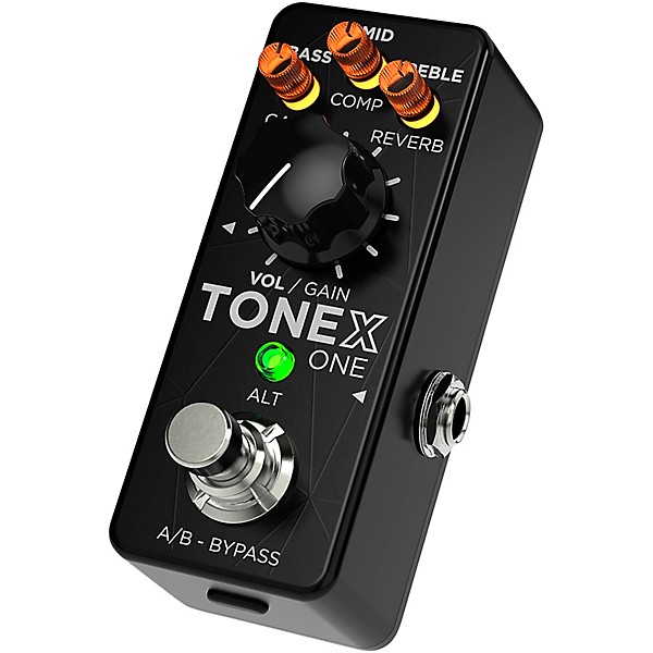 Open Box IK Multimedia TONEX One Modeling Amp and Distortion Effects Pedal Level 1 Black