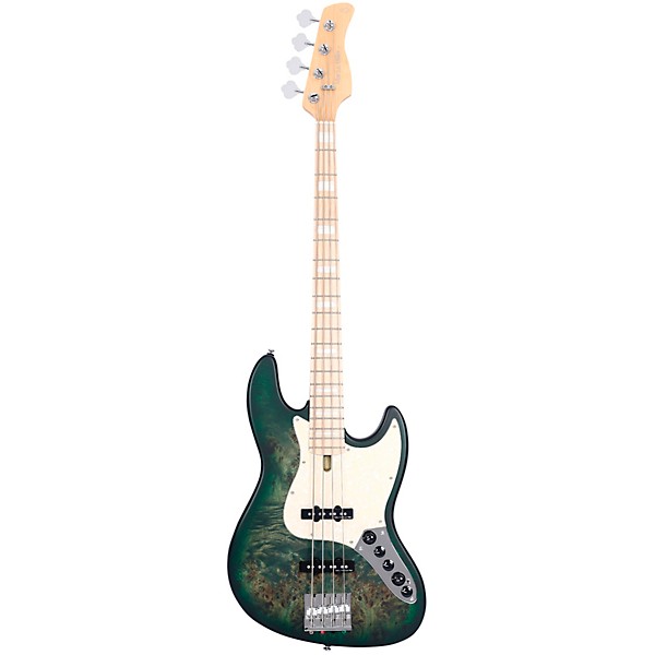 Sire Marcus Miller V7 Swamp Ash Reissue 4-String Electric Bass Satin Transparent Green