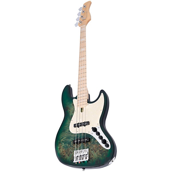 Sire Marcus Miller V7 Swamp Ash Reissue 4-String Electric Bass Satin Transparent Green