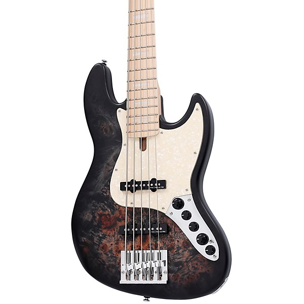 Sire Marcus Miller V7 Swamp Ash Reissue 5-String Electric Bass Transparent Black Satin