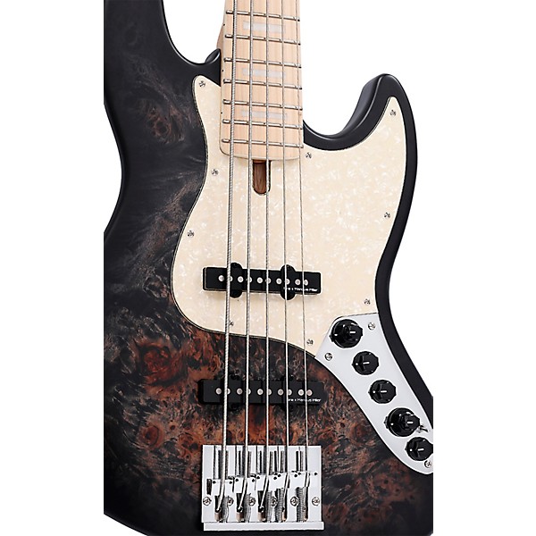 Sire Marcus Miller V7 Swamp Ash Reissue 5-String Electric Bass Transparent Black Satin