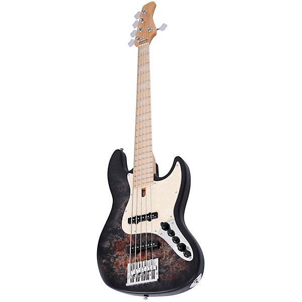 Sire Marcus Miller V7 Swamp Ash Reissue 5-String Electric Bass Transparent Black Satin