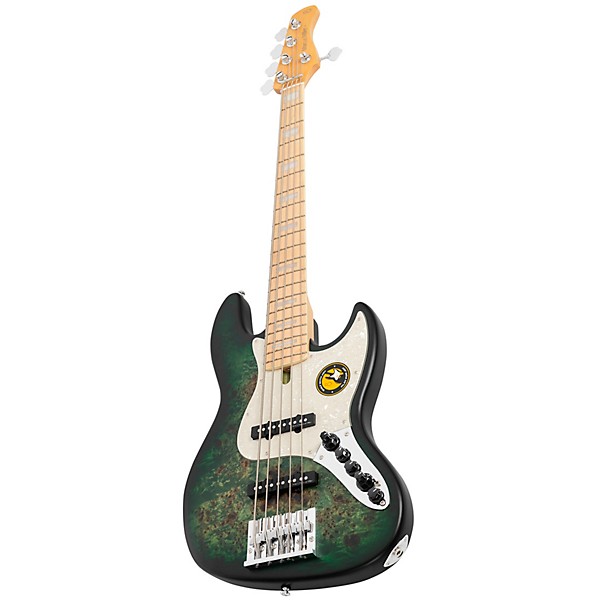 Sire Marcus Miller V7 Swamp Ash Reissue 5-String Electric Bass Satin Transparent Green