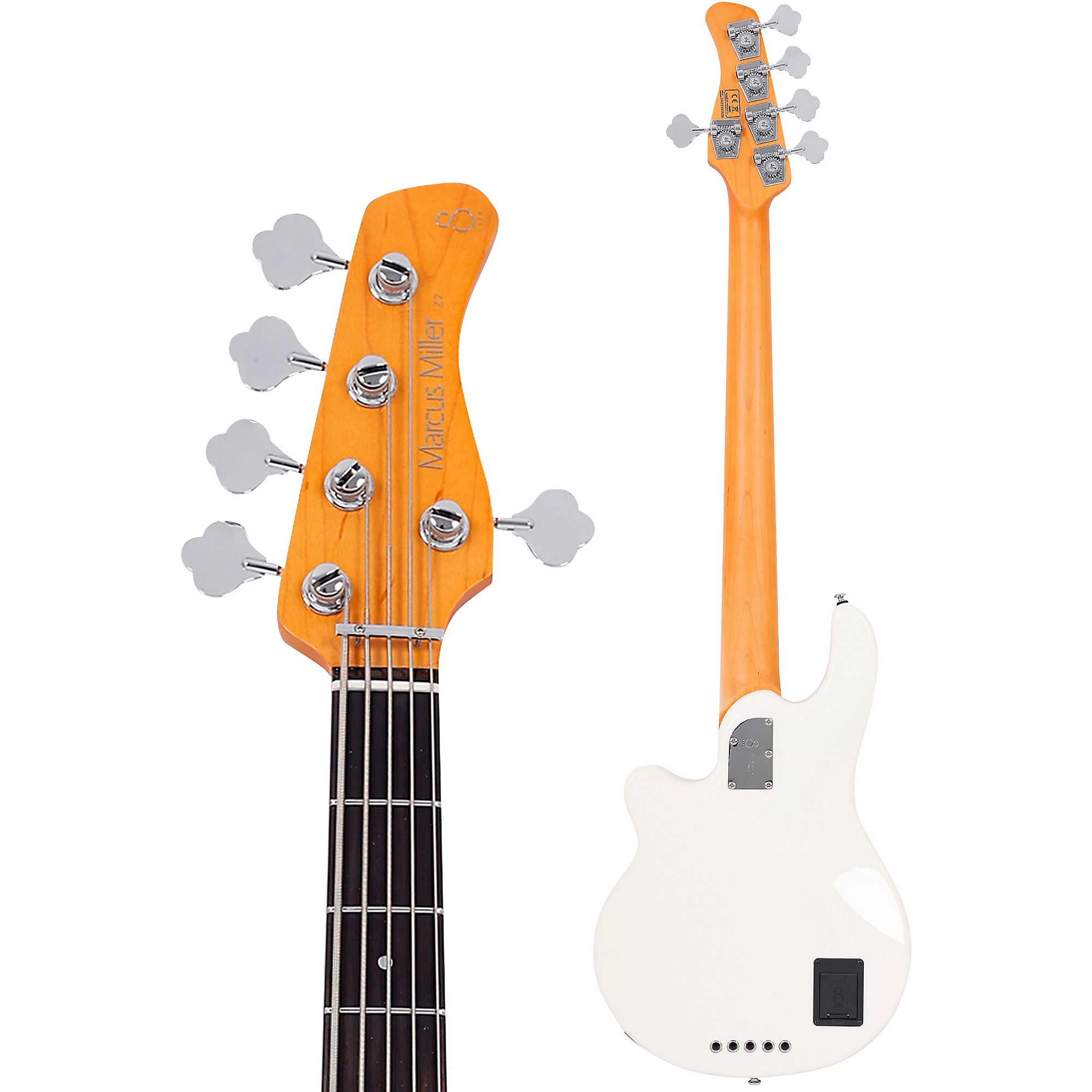 ベース Marcus Miller Z7-5 Sire Marcus Miller Z7 5-String Electric Bass Antique White