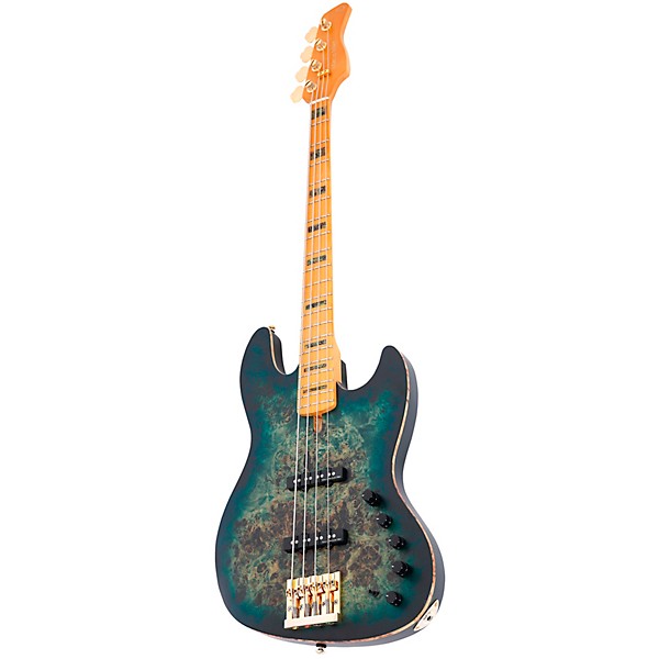 Sire Marcus Miller V10 4-String Electric Bass Satin Transparent Green