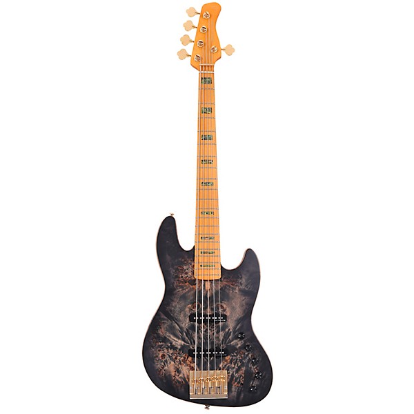 Sire Marcus Miller V10 5-String Electric Bass Transparent Black Satin