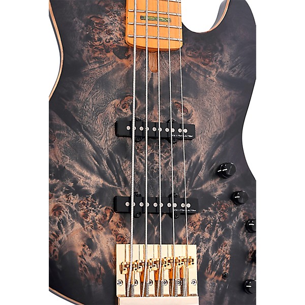 Sire Marcus Miller V10 5-String Electric Bass Transparent Black Satin