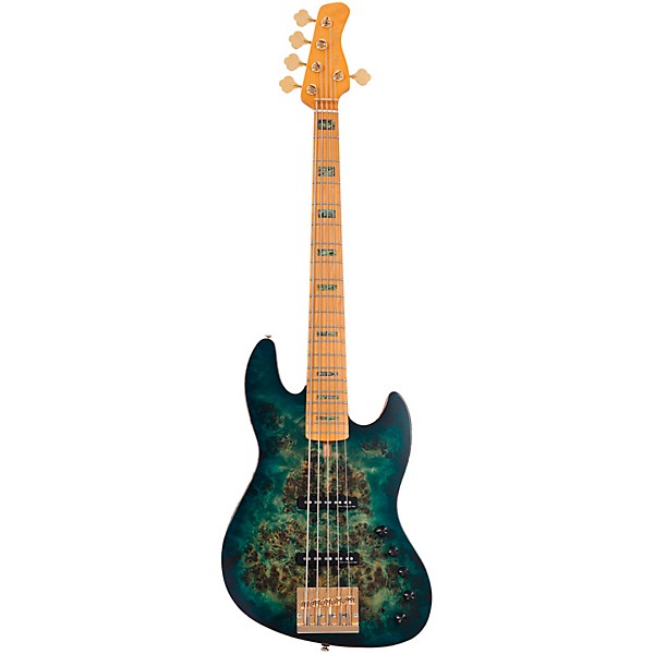 Sire Marcus Miller V10 5-String Electric Bass Satin Transparent Green