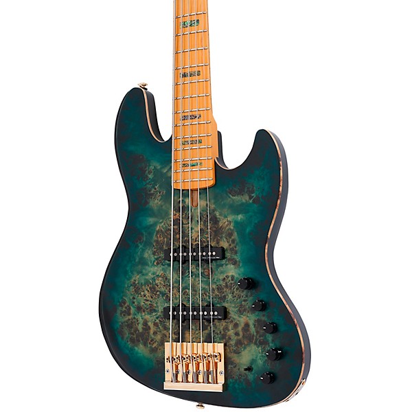 Sire Marcus Miller V10 5-String Electric Bass Satin Transparent Green