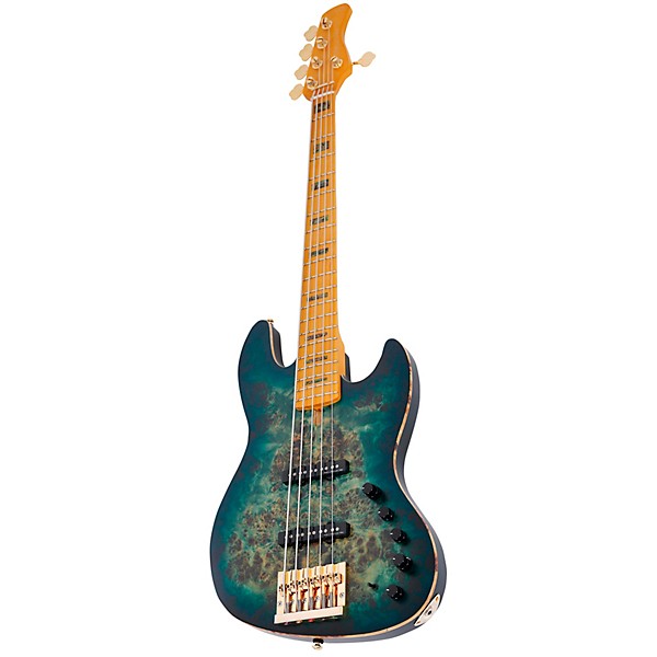 Sire Marcus Miller V10 5-String Electric Bass Satin Transparent Green