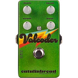 Catalinbread Valcoder ('70s Collection) Tremolo Effects Pedal Sparkle Green