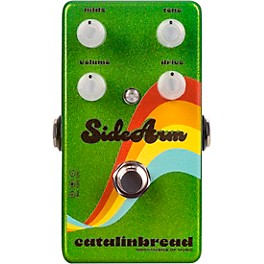 Catalinbread SideArm ('70s Collection) Overdrive Effects Pedal Sparkle Green