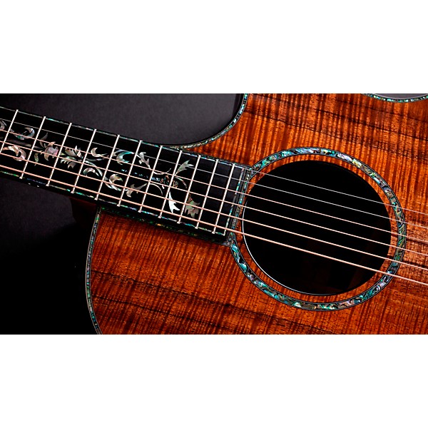 Taylor PS24ce LTD 50th Anniversary Koa Grand Auditorium Acoustic-Electric Guitar with matching Circa 74 Amp Natural