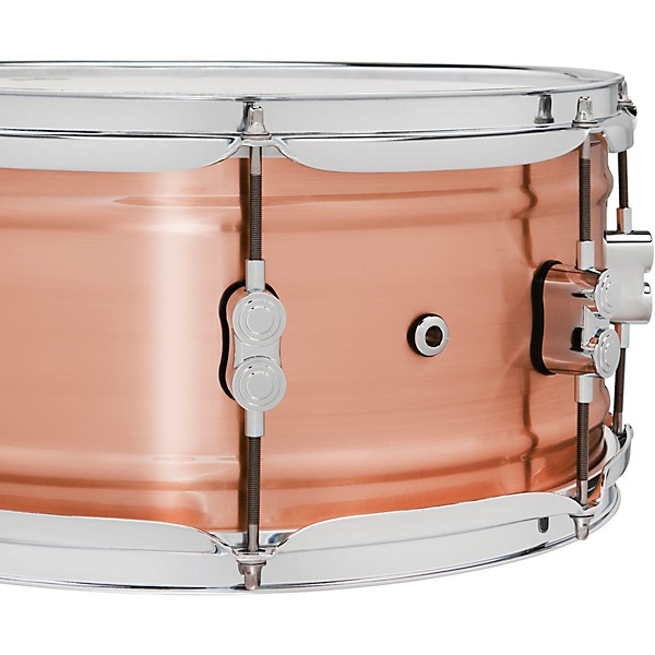 PDP by DW Concept Series 1.2mm Natural Satin Brushed Copper Snare Drum 14 x 6.5 in.