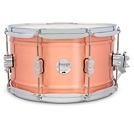 PDP by DW Concept Series 1.2 mm Natural... PDP by DW Concept Series 1.2 mm Natural Satin Brushed Copper Snare Drum 14 x 8 in.