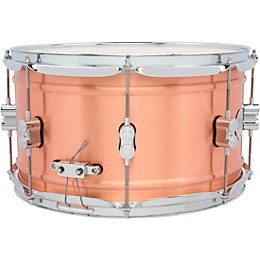 PDP by DW Concept Series 1.2 mm Natural Satin Brushed Copper Snare Drum 14 x 8 in.