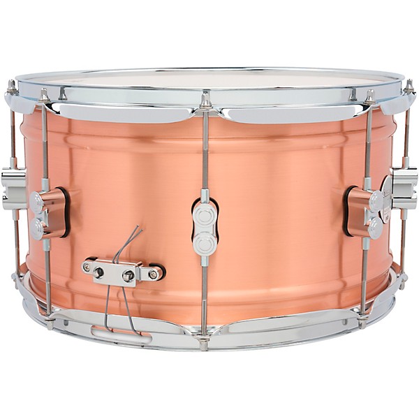 PDP by DW Concept Series 1.2 mm Natural Satin Brushed Copper Snare Drum 14 x 8 in.