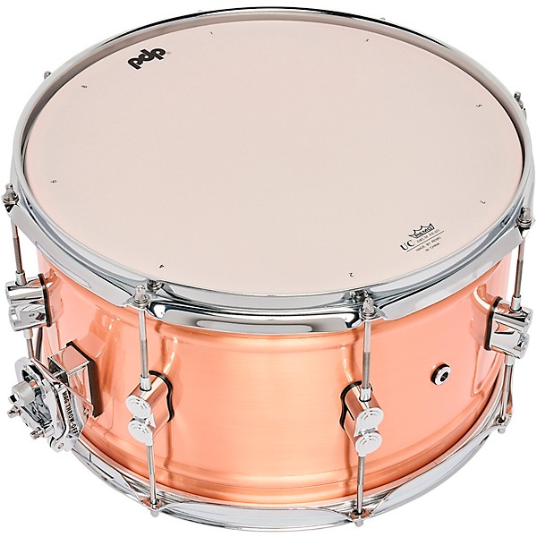 PDP by DW Concept Series 1.2 mm Natural Satin Brushed Copper Snare Drum 14 x 8 in.