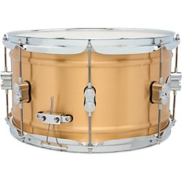 PDP by DW Concept Series 1.2 mm Natural Satin Brushed Brass Snare Drum 14 x 8 in.