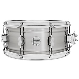 PDP by DW Concept Series 1.2mm Natural Satin Brushed Aluminum Snare Drum 14 x 6.5 in.
