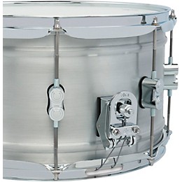 PDP by DW Concept Series 1.2 mm Natural Satin Brushed Aluminum Snare Drum 14 x 8 in.