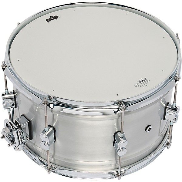 PDP by DW Concept Series 1.2 mm Natural Satin Brushed Aluminum Snare Drum 14 x 8 in.