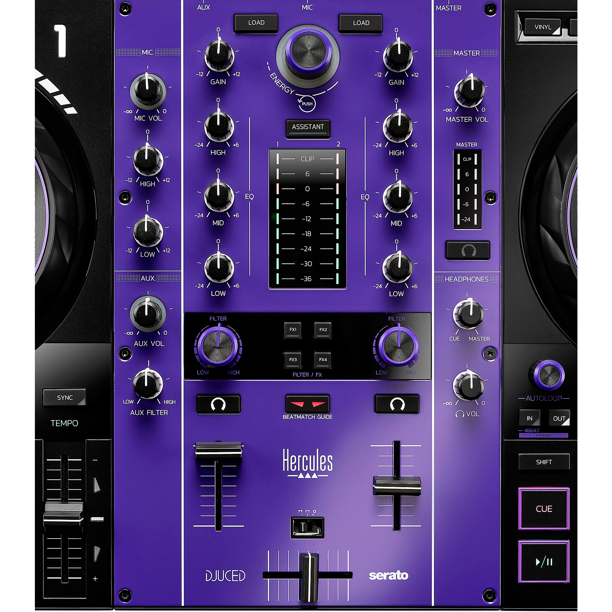 Open Box Hercules DJ DJControl Inpulse 500 Limited-Edition