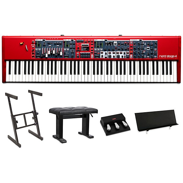 Nord Stage 4 88-Key Keyboard Stage Bundle