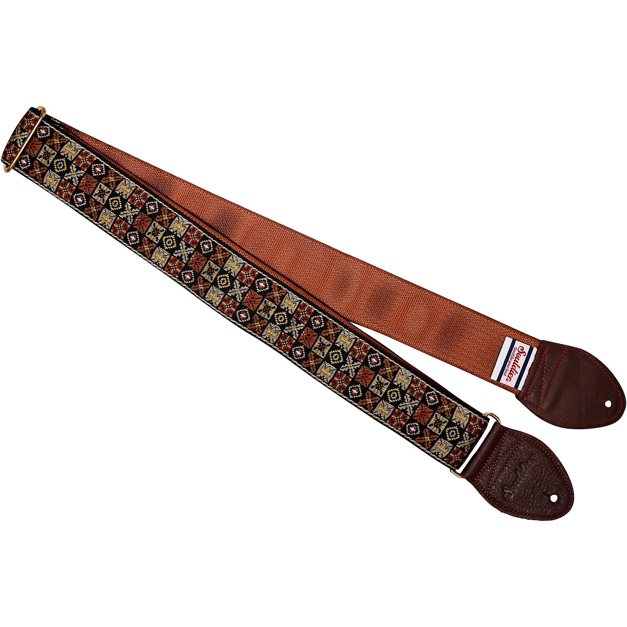 Souldier Woodstock Guitar Strap Brown 2 in. | Guitar Center