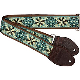 Souldier Dresden Star Guitar Strap Turquoise 2 in.