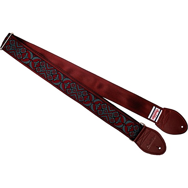 Souldier Madrid Guitar Strap Burgundy 2 in.