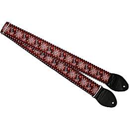 Souldier Peacock Guitar Strap Red 2 in.