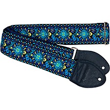 Souldier Diamond Zigzag Guitar Strap Blue 2 in. | Guitar Center