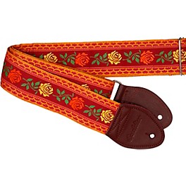 Souldier Tuscan Rose Guitar Strap Red 2 in.