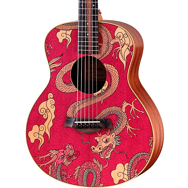 Taylor GS Mini-e Special Edition Acoustic-Electric Guitar Dragon